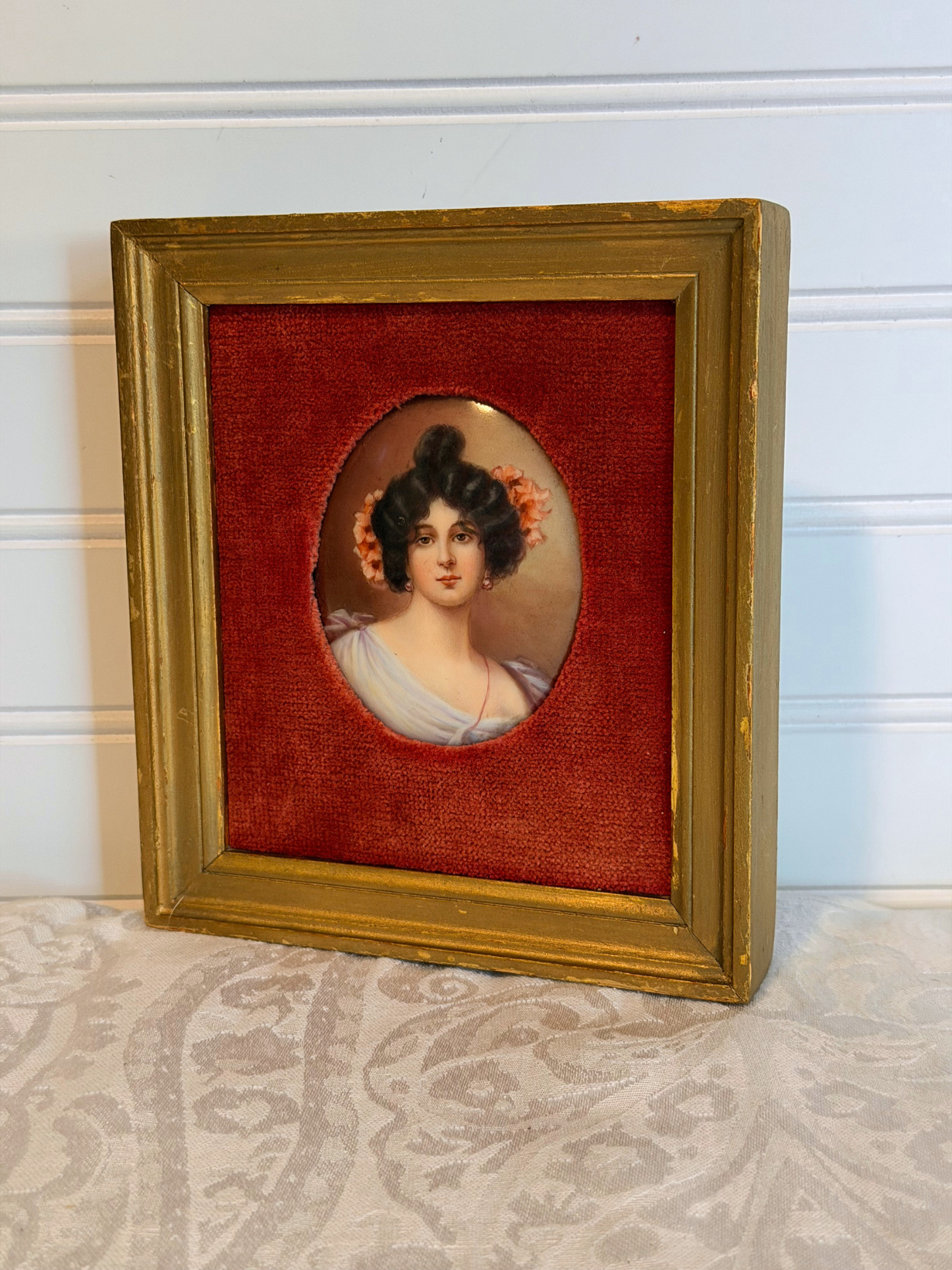 Portrait Painting on Porcelain