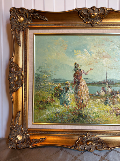 Vintage Impressionist Painting