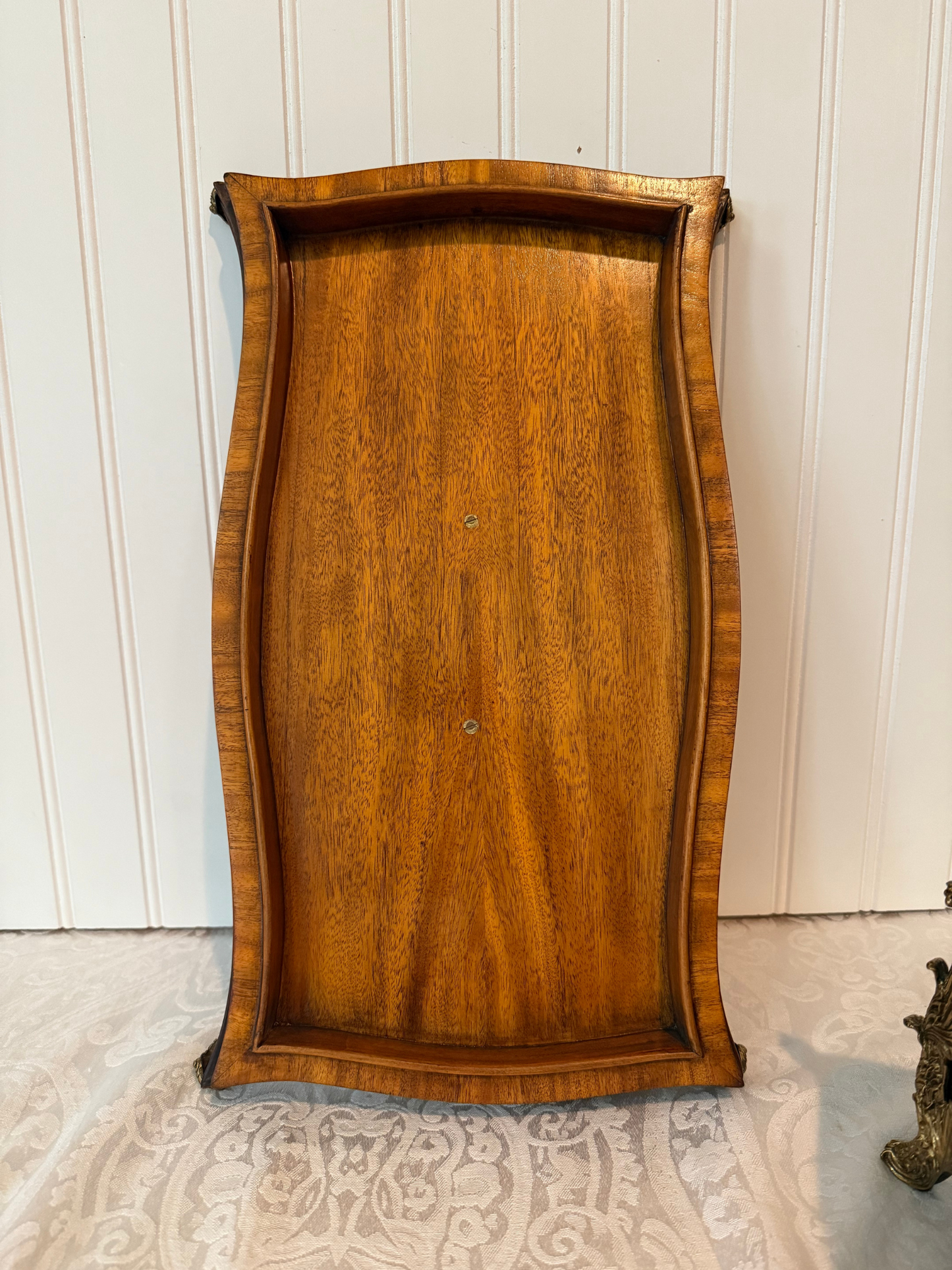 20th Century Burlwood & Brass Box