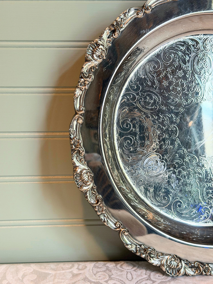 Silver Plated Serving Tray