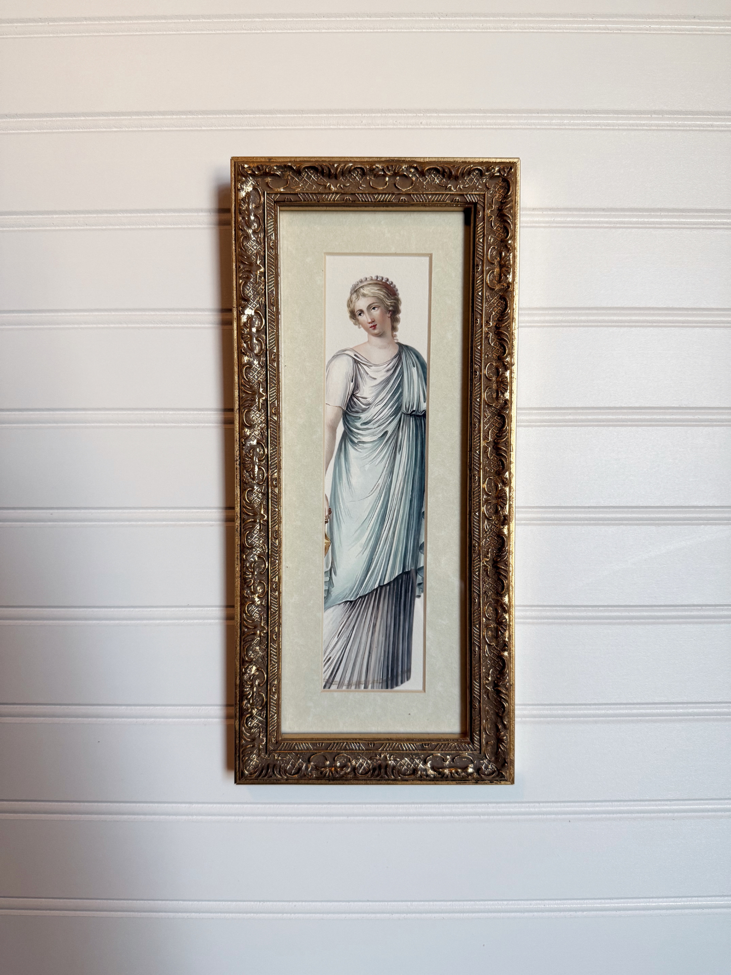 Woman in Classical Dress Framed Giclee Print