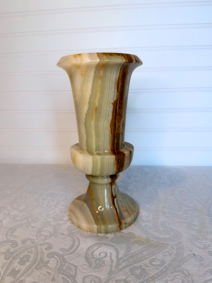 Onyx Pedestal Vase