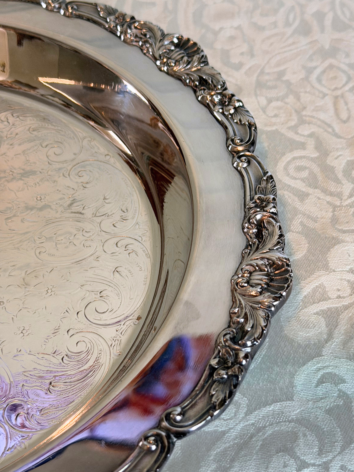 Silver Plated Serving Tray