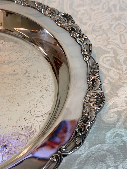 Silver Plated Serving Tray