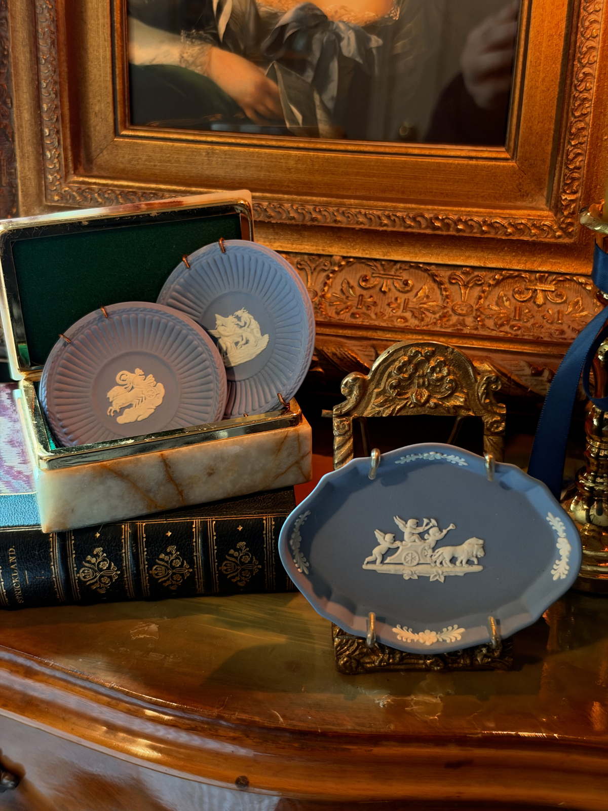 Set of 3 Wedgwood Jasperware Dishes