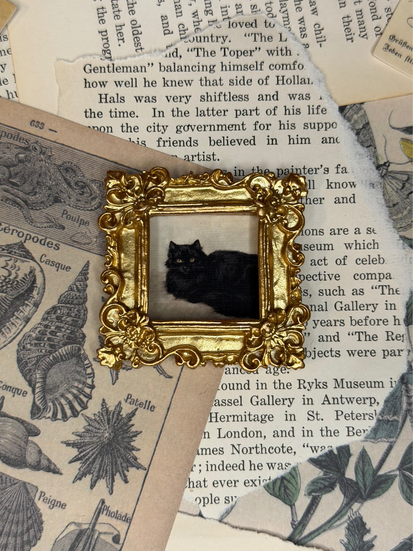 Mini Black Cat #2 Magnet