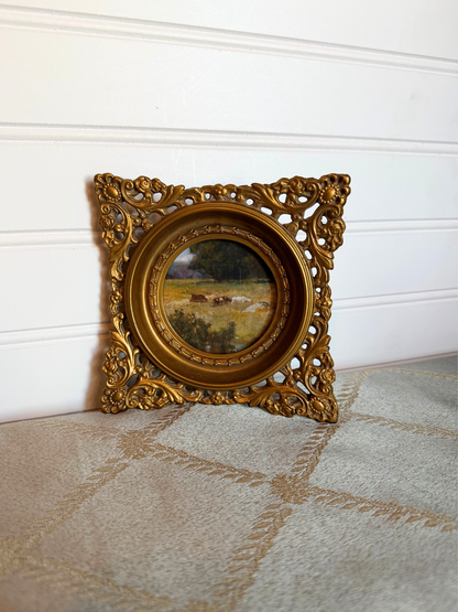Framed Pastoral Landscape Print