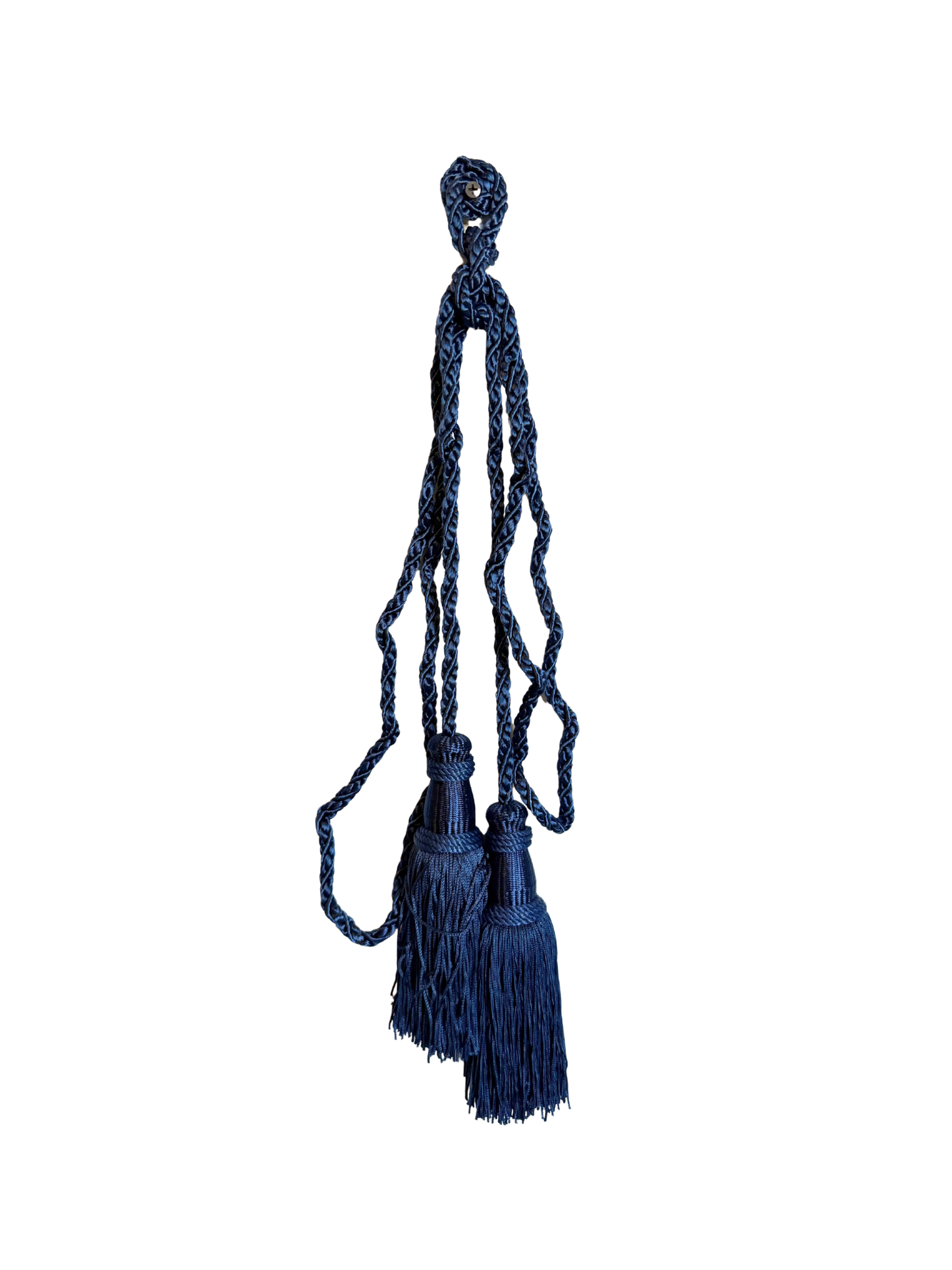 Double Dark Blue Tassel