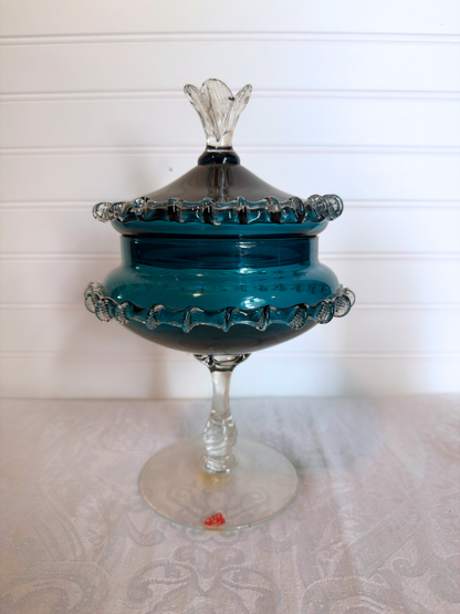 Italian Murano Lidded Dish