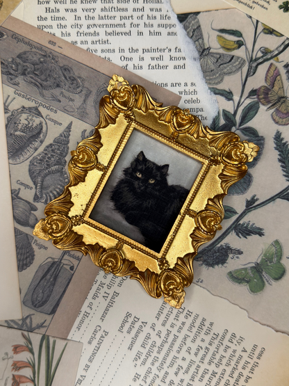 Small Black Cat #2 Magnet