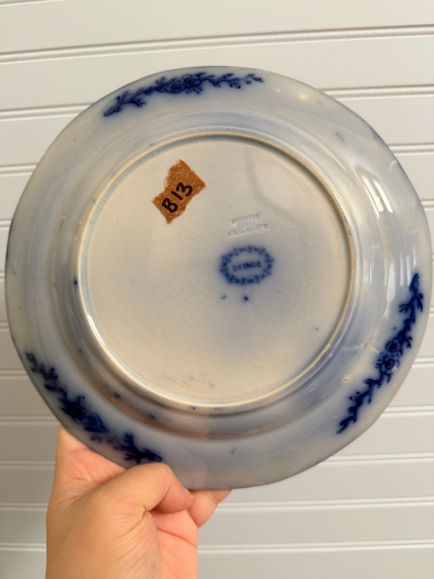 Medium J & G Alcock "Scinde" Pattern Plates