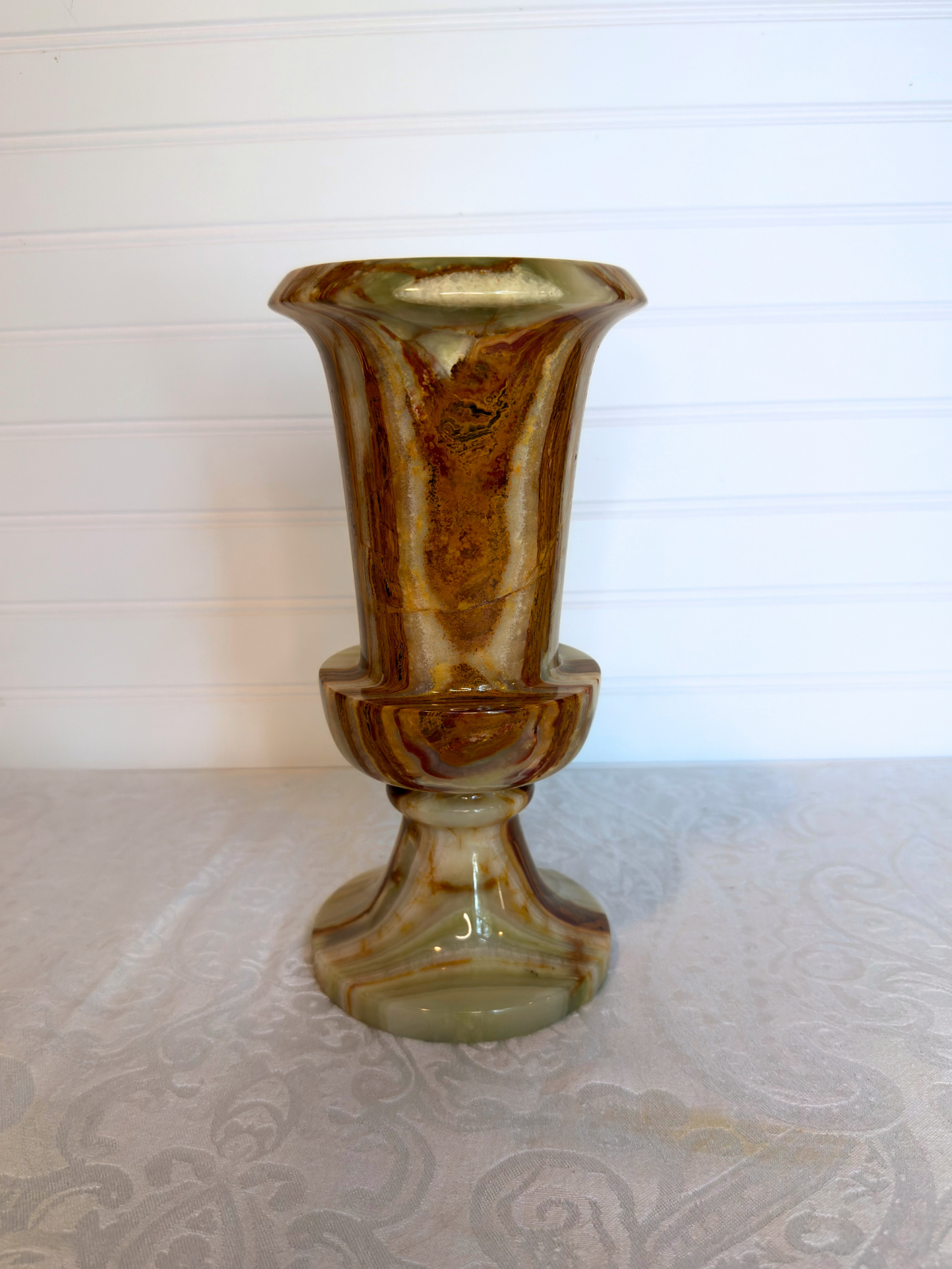 Onyx Pedestal Vase
