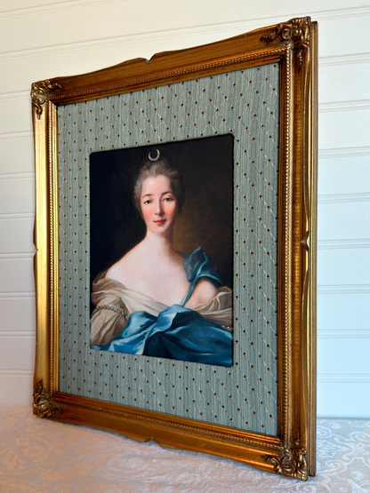 Framed Lady as Goddess Diana Print