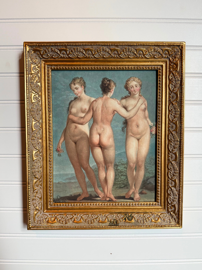 Three Graces Framed Giclee Print