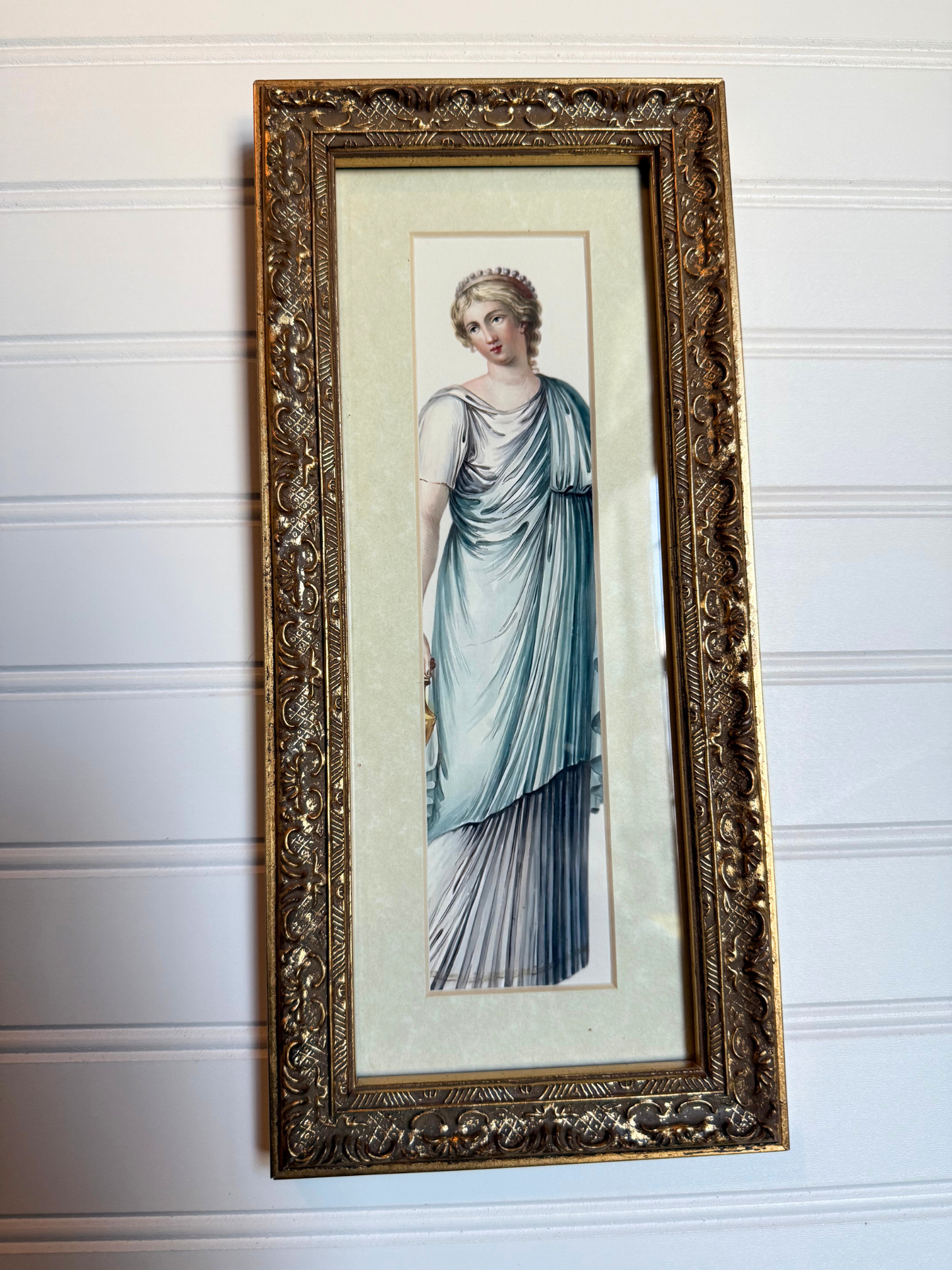 Woman in Classical Dress Framed Giclee Print