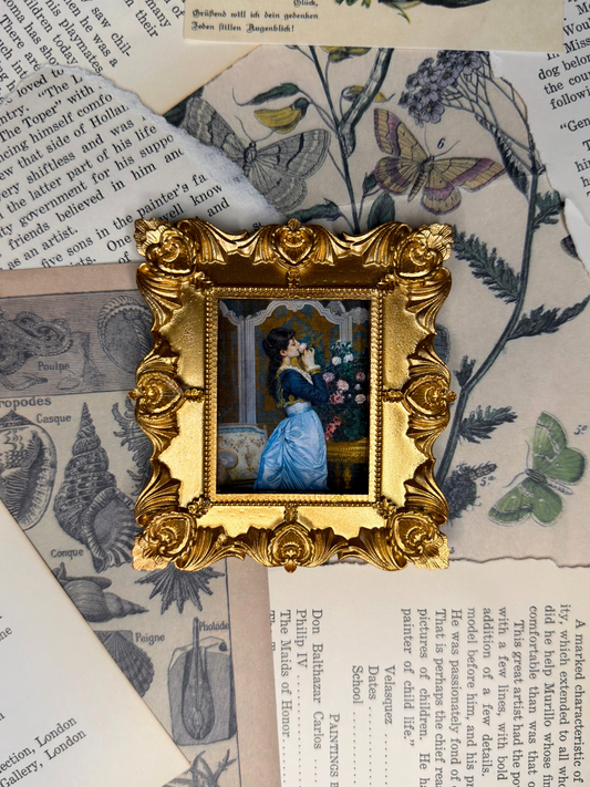 Small Smelling Roses Magnet