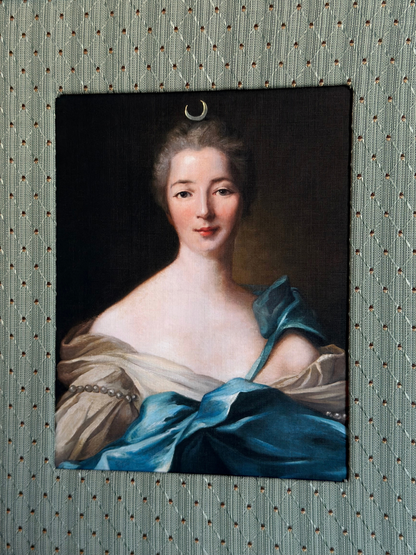 Framed Lady as Goddess Diana Print