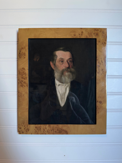 Framed Portrait of an Old Gentleman Print