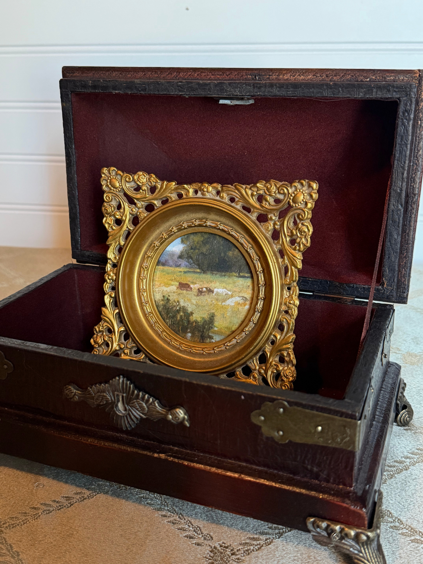 Framed Pastoral Landscape Print