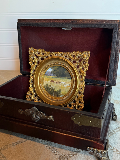 Framed Pastoral Landscape Print