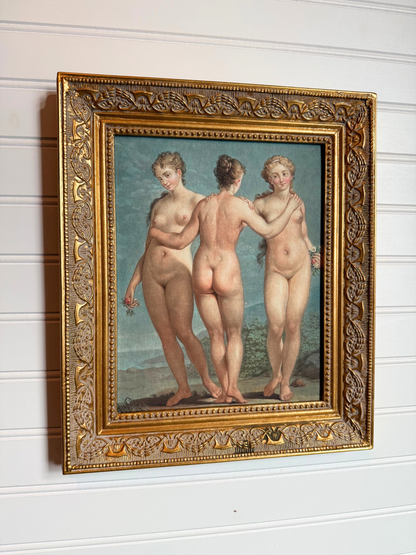 Three Graces Framed Giclee Print