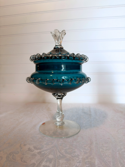 Italian Murano Lidded Dish