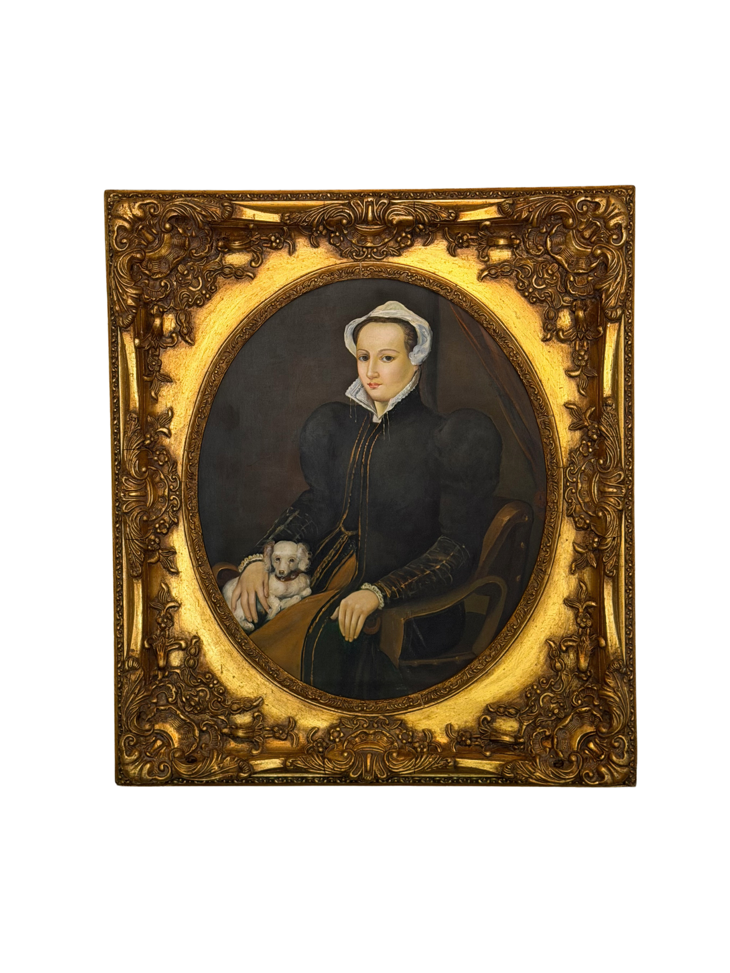 Portrait Of A Seated Lady Painting