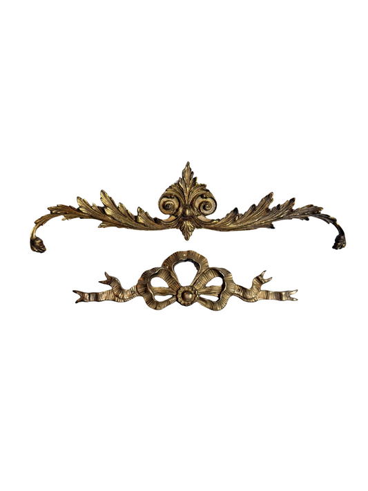Brass Bow Applique