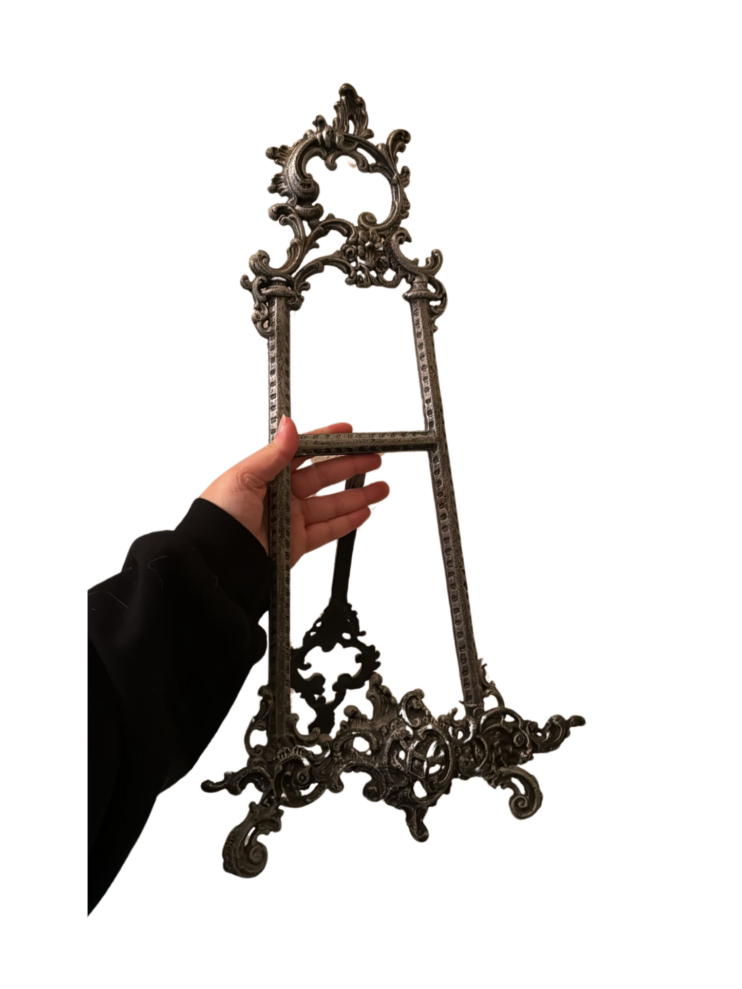 XL Silver Ornate Easel