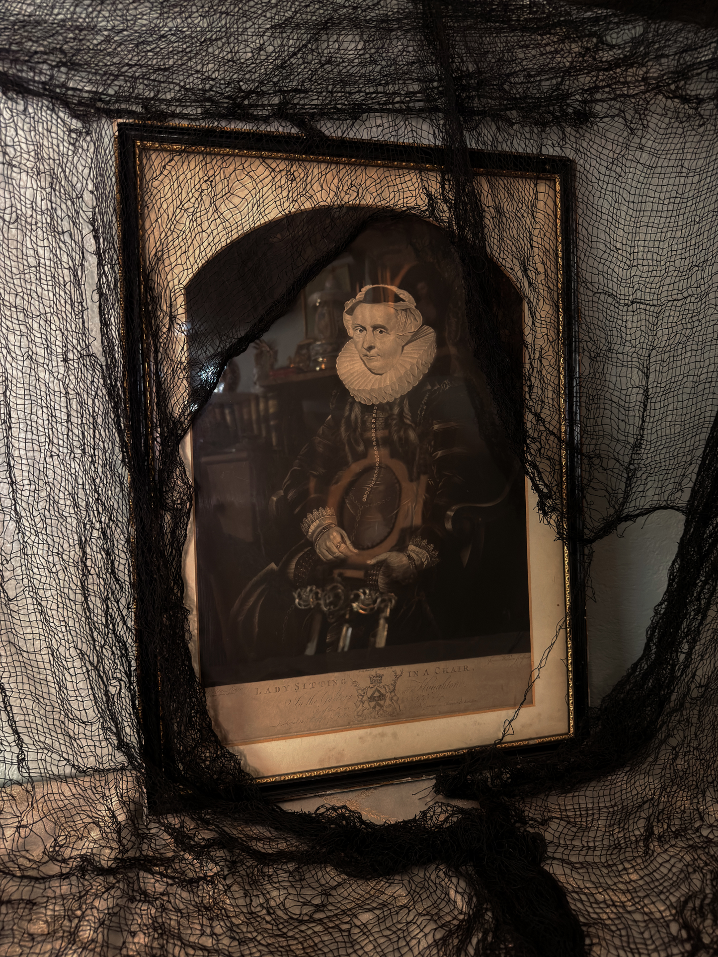 Lady Sitting In A Chair Print