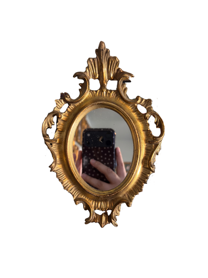 Ornate Oval Mirror