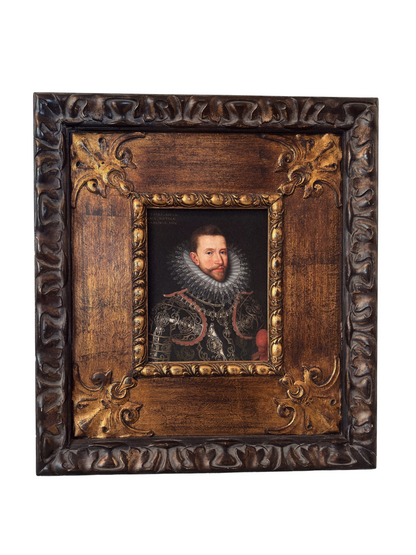 Heavy Ornate Frame with Portrait of Archduke Albert of Austria Giclee Print