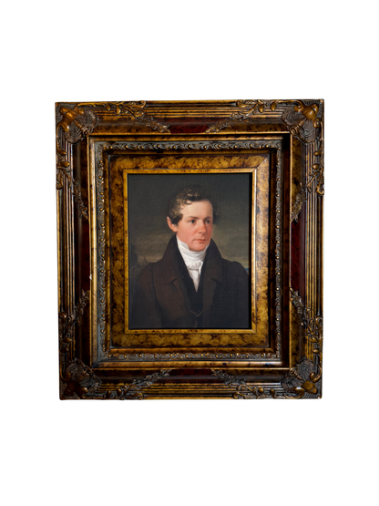 Framed Portrait of Dr. Stephan Schroff Print