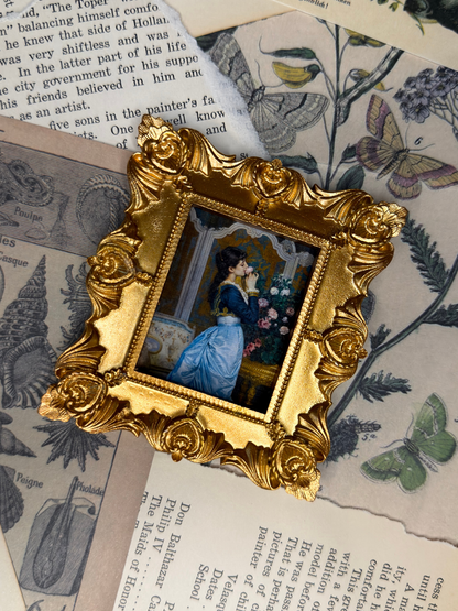 Small Smelling Roses Magnet