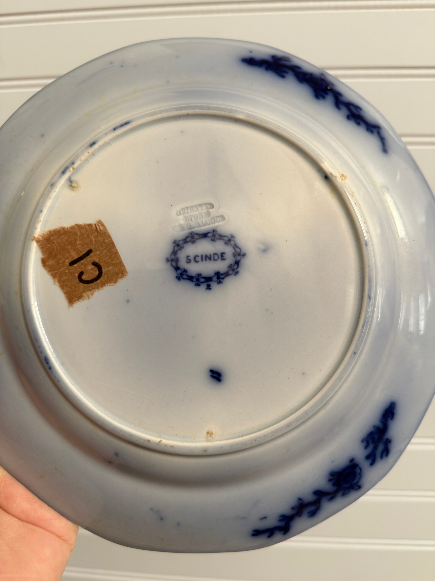 Small J & G Alcock "Scinde" Pattern Plates