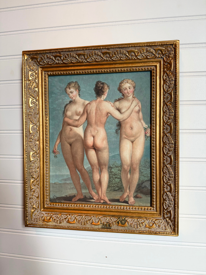Three Graces Framed Giclee Print