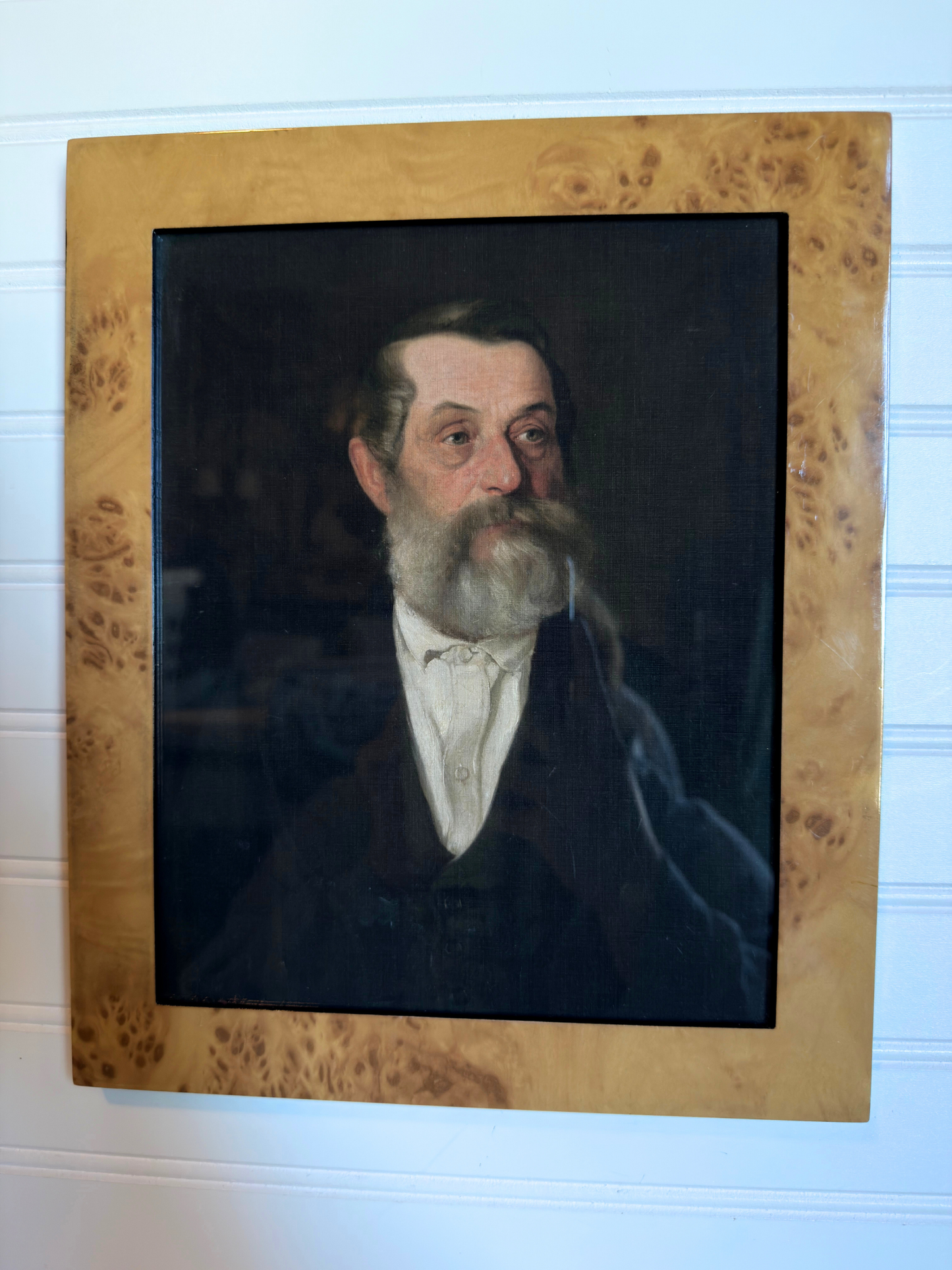 Framed Portrait of an Old Gentleman Print