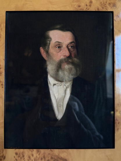 Framed Portrait of an Old Gentleman Print