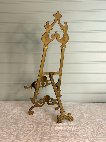 Ornate Brass Easel
