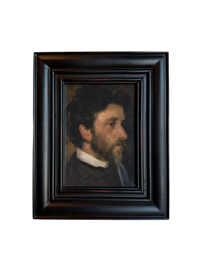 Framed Study of a Man Print