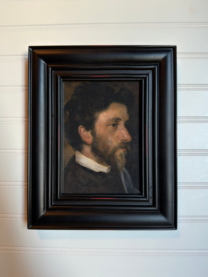 Framed Study of a Man Print