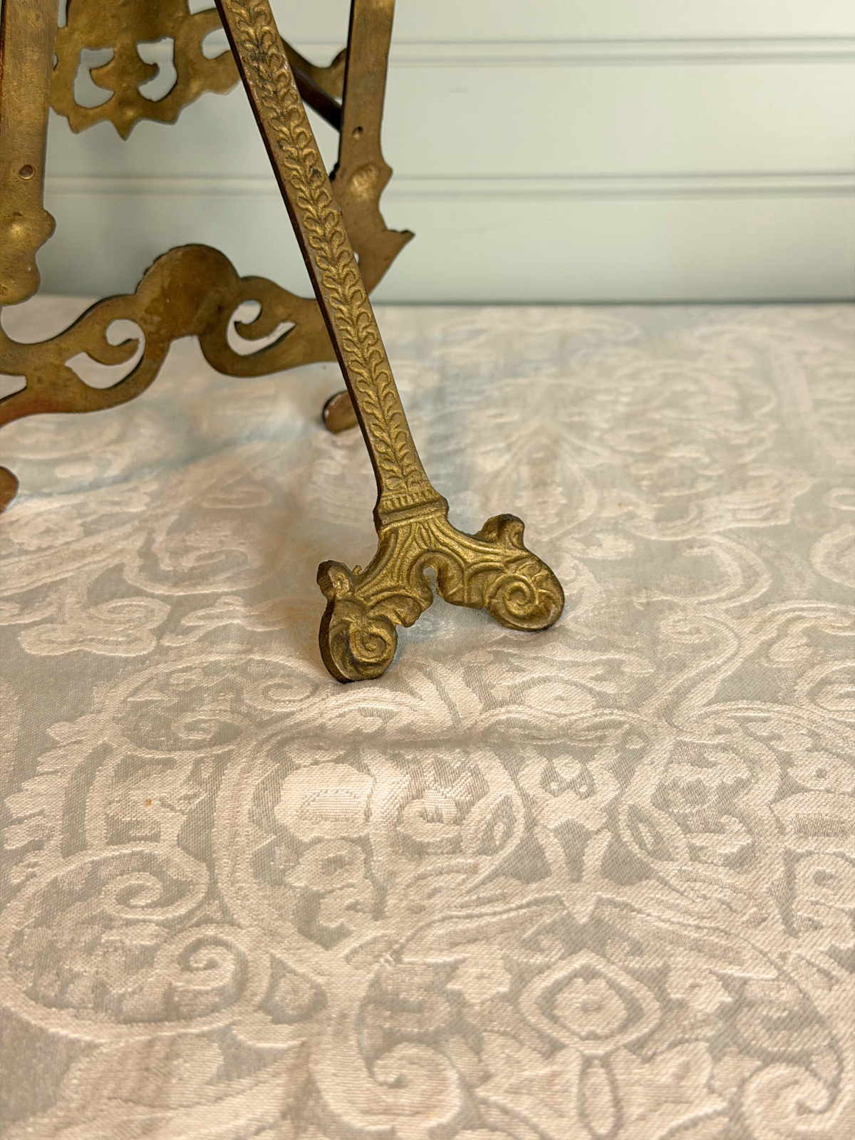 Ornate Brass Easel