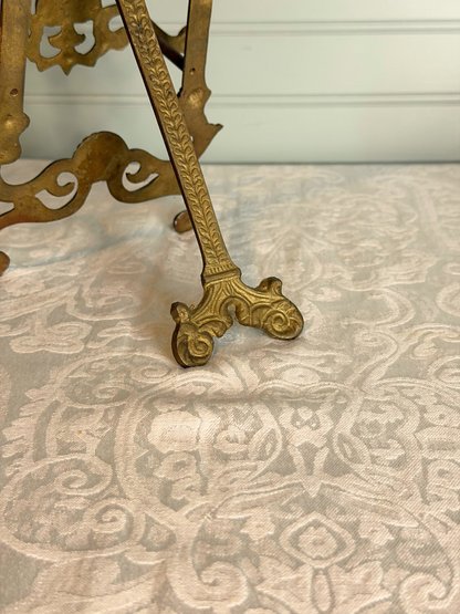 Ornate Brass Easel