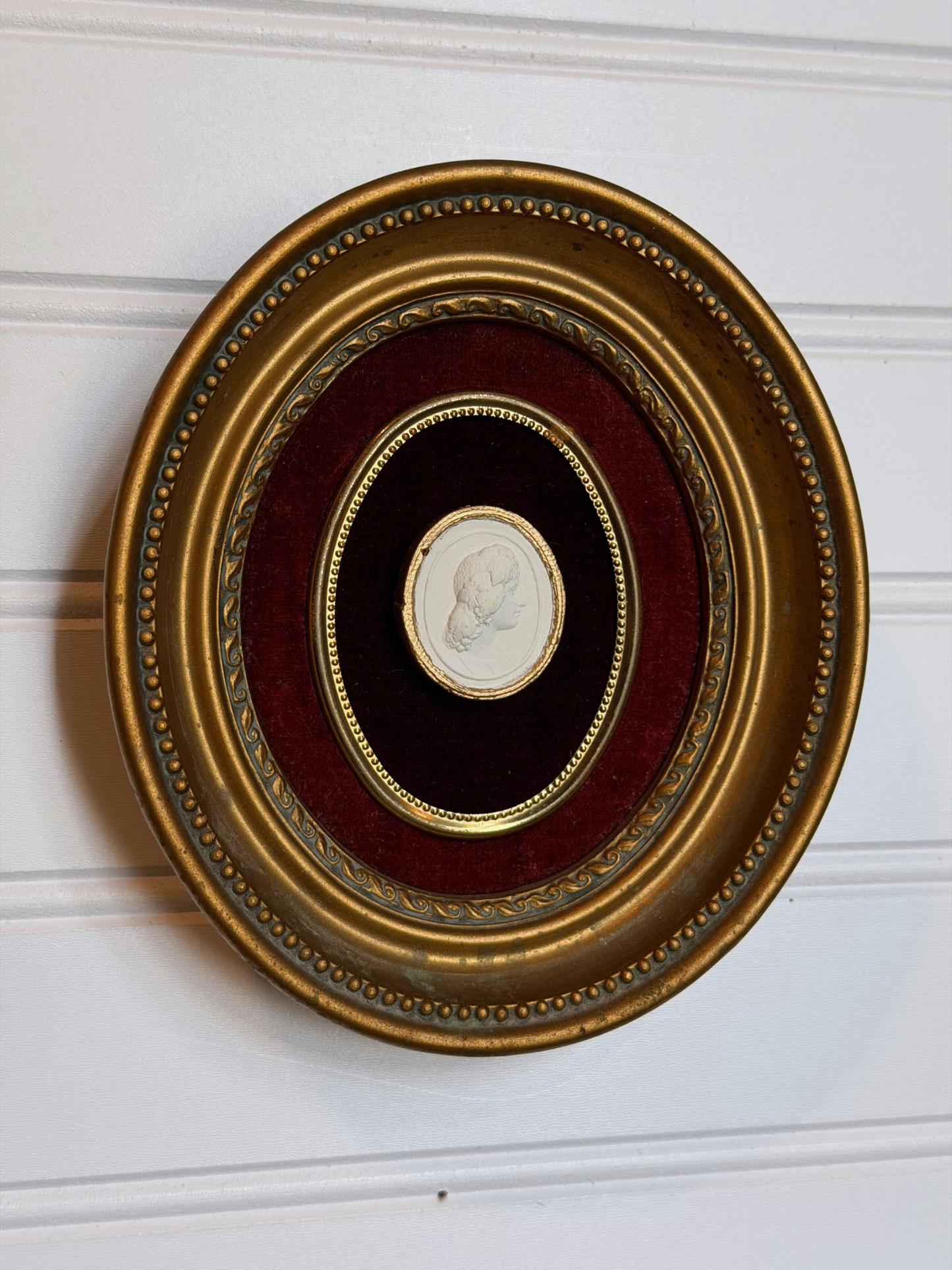 Framed Goddess Melpomene Intaglio
