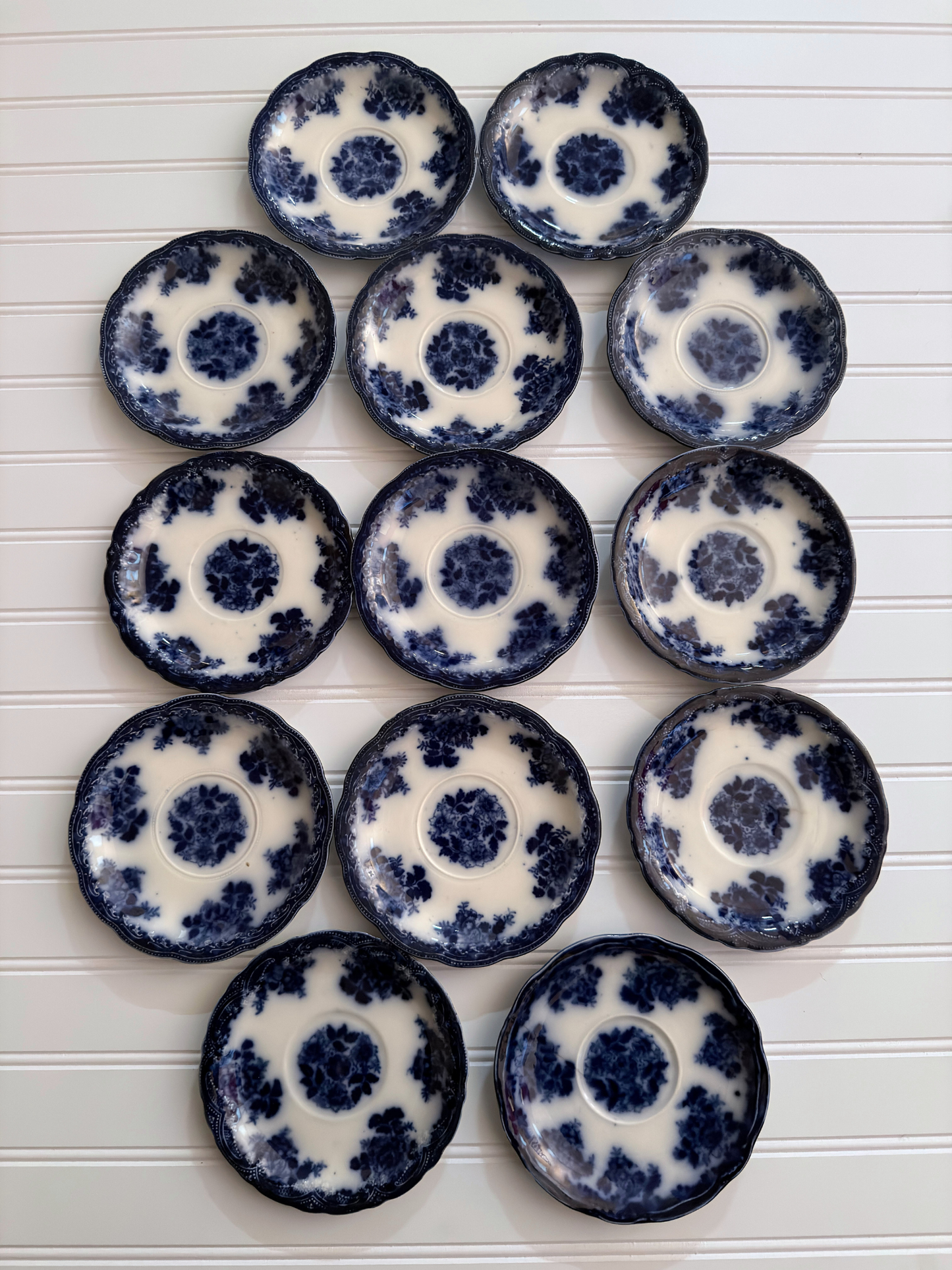 Small New Wharf Pottery "Waldorf" Pattern Plates