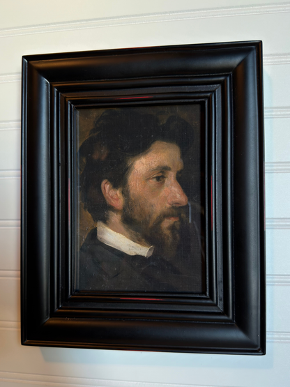 Framed Study of a Man Print