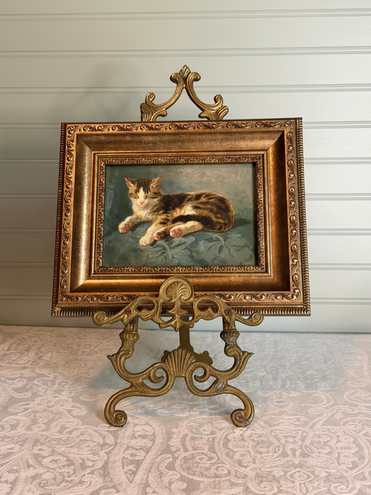 Ornate Brass Easel