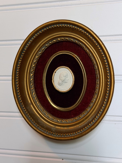 Framed Goddess Melpomene Intaglio