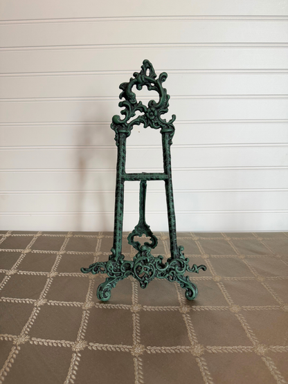 Green Cast Iron Easel