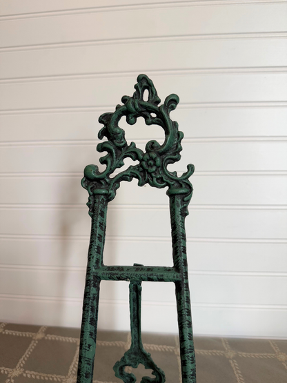 Green Cast Iron Easel